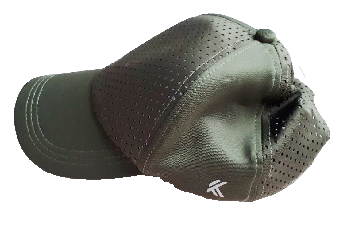 KYODAN Perforated Athletic Baseball Cap ARMY GREEN One Size  display picture 2