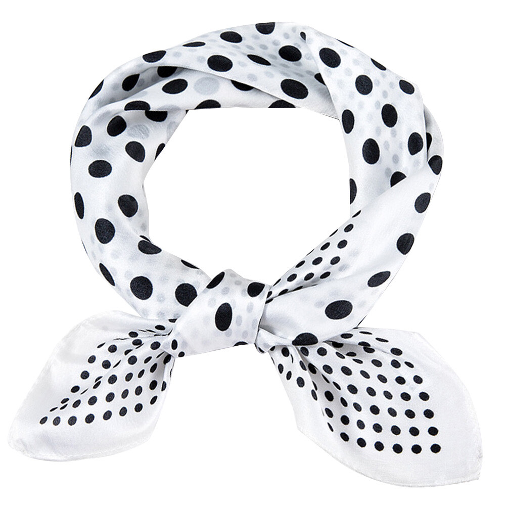 ️ Small Square Scarf Bandana Headbands 100 Silk Neckerchief Digital