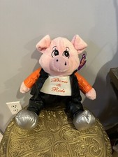Harley-Davidson Vintage Harley Davidson Stuffed Animal Pig