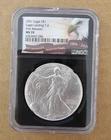 NGC 35TH ANNIVERSARY 2021 S$1 EAGLE LANDING T-2 FIRST RELEASES MS 70 286