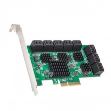 16 Port SATA III PCIe x4 x2 Bandwidth NON-RAID Expansion Card SD-PEX40164