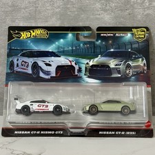 Hot Wheels Nissan GT-R Nismo GT3 & Nissan GT-R (R35) - Premium 2 Pack
