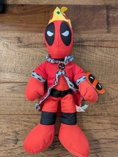 NEW Marvel King Deadpool with Crown 14" Plush Doll Good Stuff