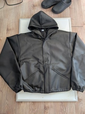Yeezy JC-01 PU Leather Jacket Black Size 2 Medium / Large