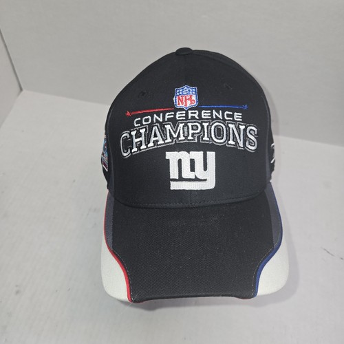Sombrero Reebok NFL Lateral New York Giants Conferencia Campeones Super Bowl XLII Sombrero - Imagen 1 de 7