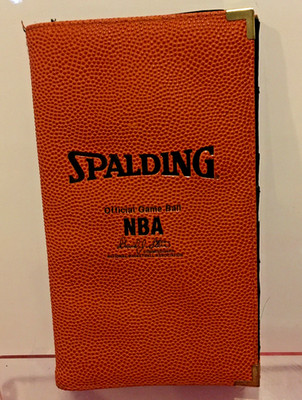 Spalding NBA Spalding Game Ball Stationary Basketball Cover Wallet