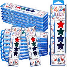 36 Packs Watercolor Paint Sets for Kids 8 Colors Star Washable with Brush