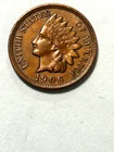 1906 Indian Cent in AU Condition
