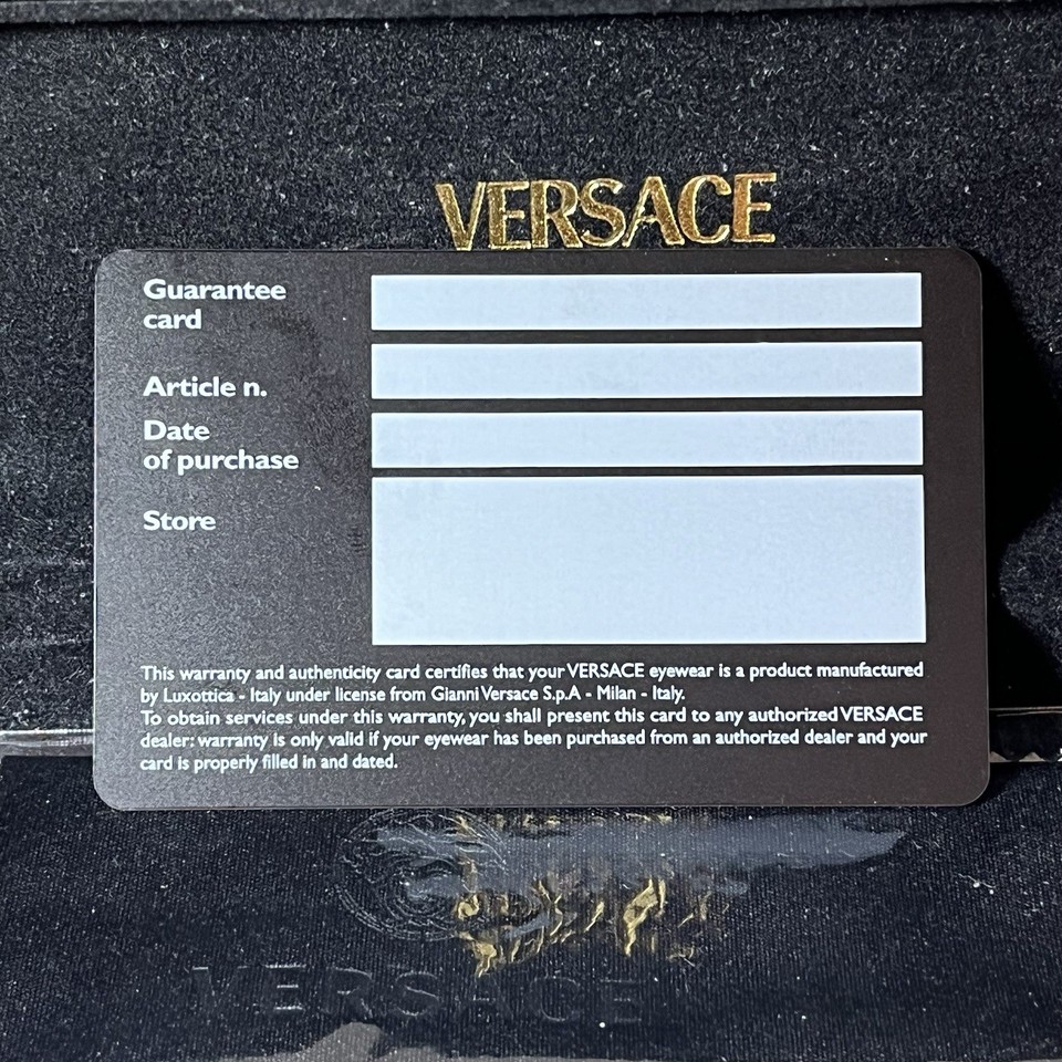 Versace Eyeglasses MOD 3034B 405, 52-15-135, Frame Only w/ Box, Case, 2 ...