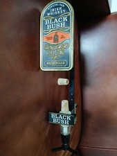 Black Bush Irish Whiskey wall mounted bar optic
