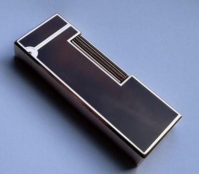 Funktionierendes Dunhill Braunlack GEMLINE Feuerzeug 