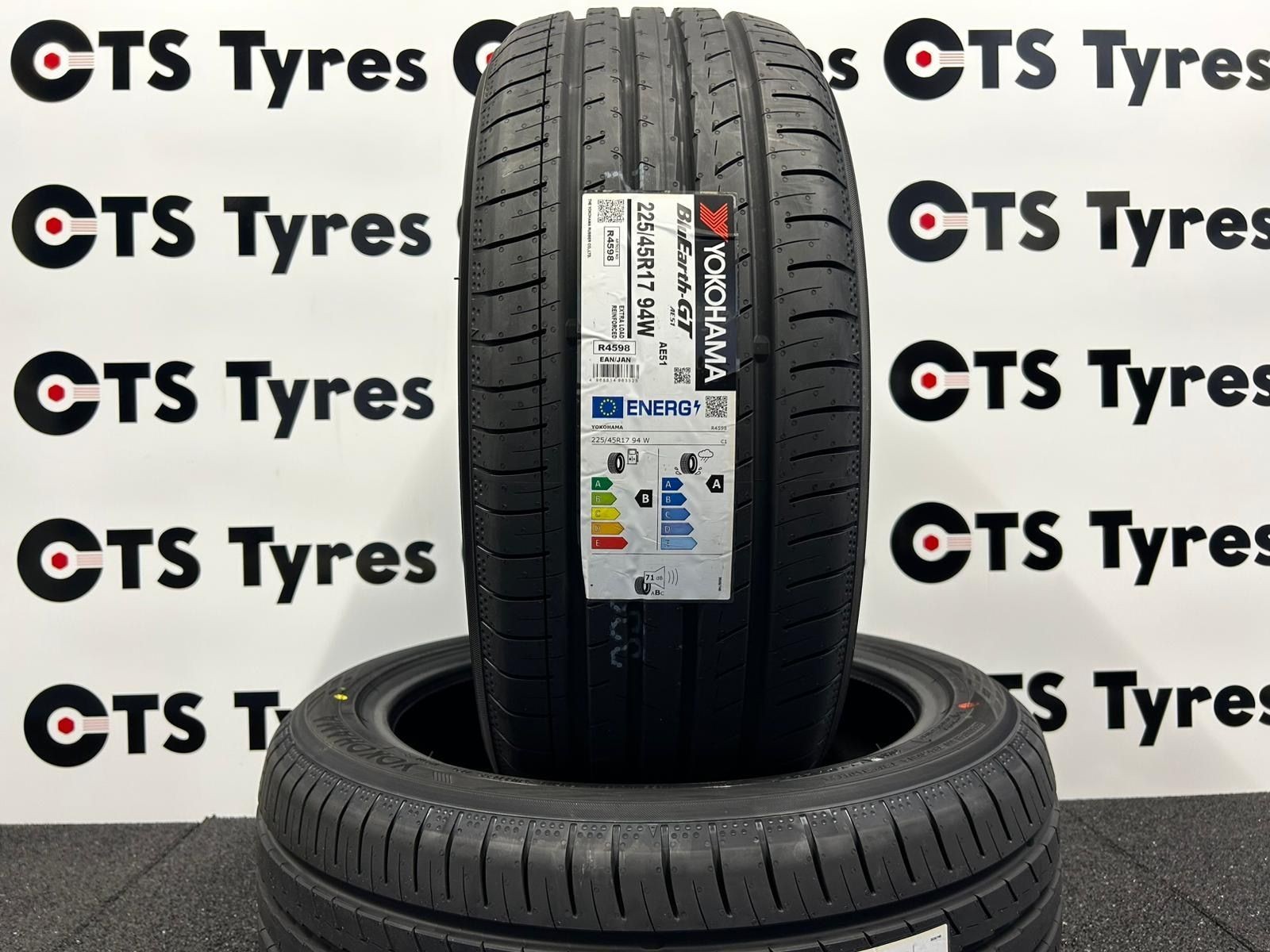 4 X 225 45 17 Yokohama Blu-Earth GT AE51 94W XL Brand New *A WET GRIP* 225/45R17 - Image 12