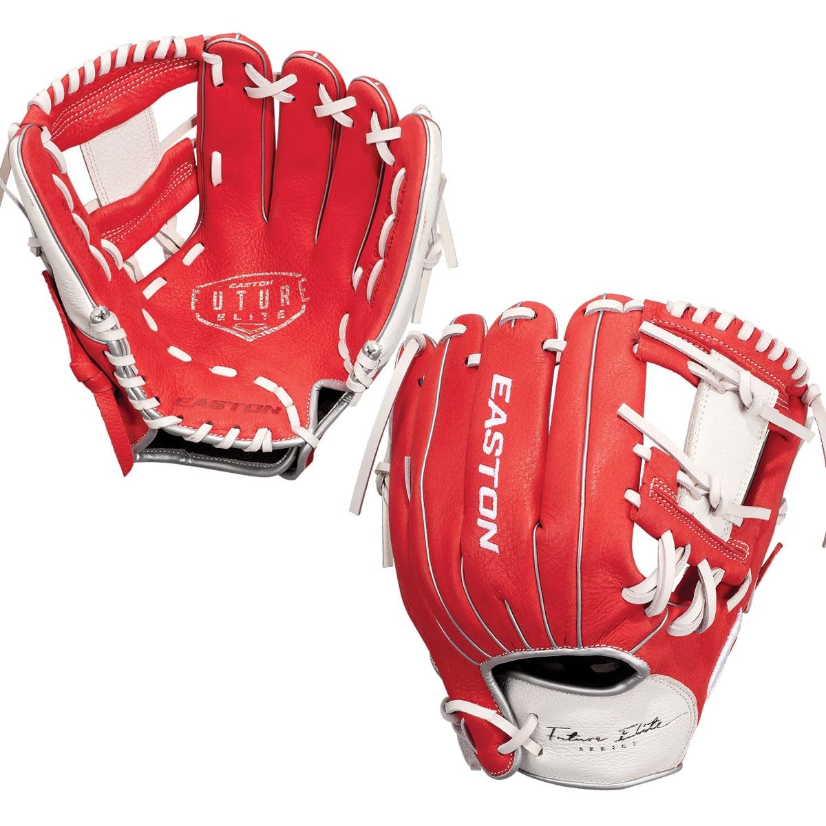 Easton FUTURE ELITE 11" I-Web RHT Baseball Glove - Red/White