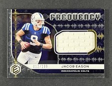Jacob Eason 2020 Elements Frequency 66/199 RC Patch / Relic