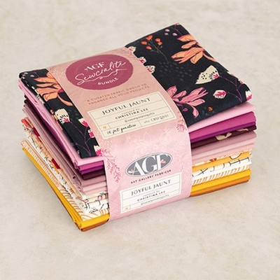 Sewcialites Fat Quarter Bundle in Joyful Jaunt Edition Curated by Christina Lee