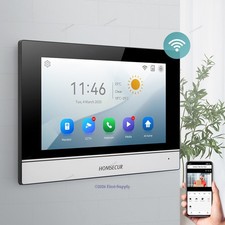 HOMSECUR XM713H Indoor Unit Touch Screen for WIFI Video Doorbell Intercom