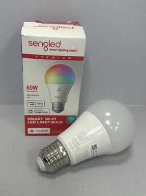 Sengled LED Smart Glühbirne (E27) Matter-Enabled Multicolour Works with Alex