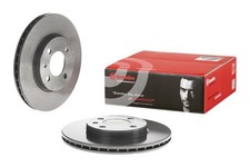 2x BREMBO Bremsscheibe PRIME LINE - UV Coated 09.5166.11 für VW SEAT POLO LUPO 3