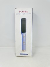 Electric Hair Straightener Brush Adjustable Heat Temperature Hot Comb w/Case New