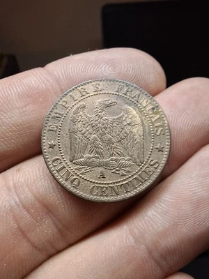 5 Centimes Napoléon III 1857 A Paris - Photo 1/2