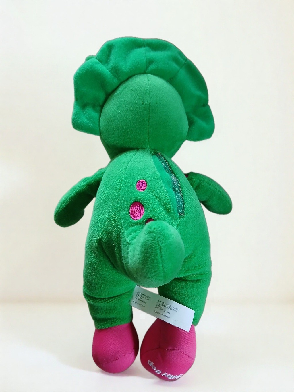 как выглядит Fisher-Price Signing Barney Friends Baby Bop Plush Dinosaur 2017- 12" Tall фото