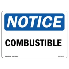 OSHA Notice Sign, Aluminum, Protect Business, Construction Site, USA Made