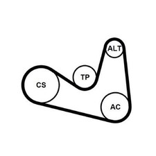 Keilrippenriemensatz für Skoda Fabia 1 6Y2 6Y3 6Y5 2 542 545 Roomster | 2418891