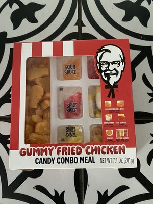 NEW KFC Kentucky Fried Chicken theme GUMMY CANDY FRIED CHICKEN combo meal set