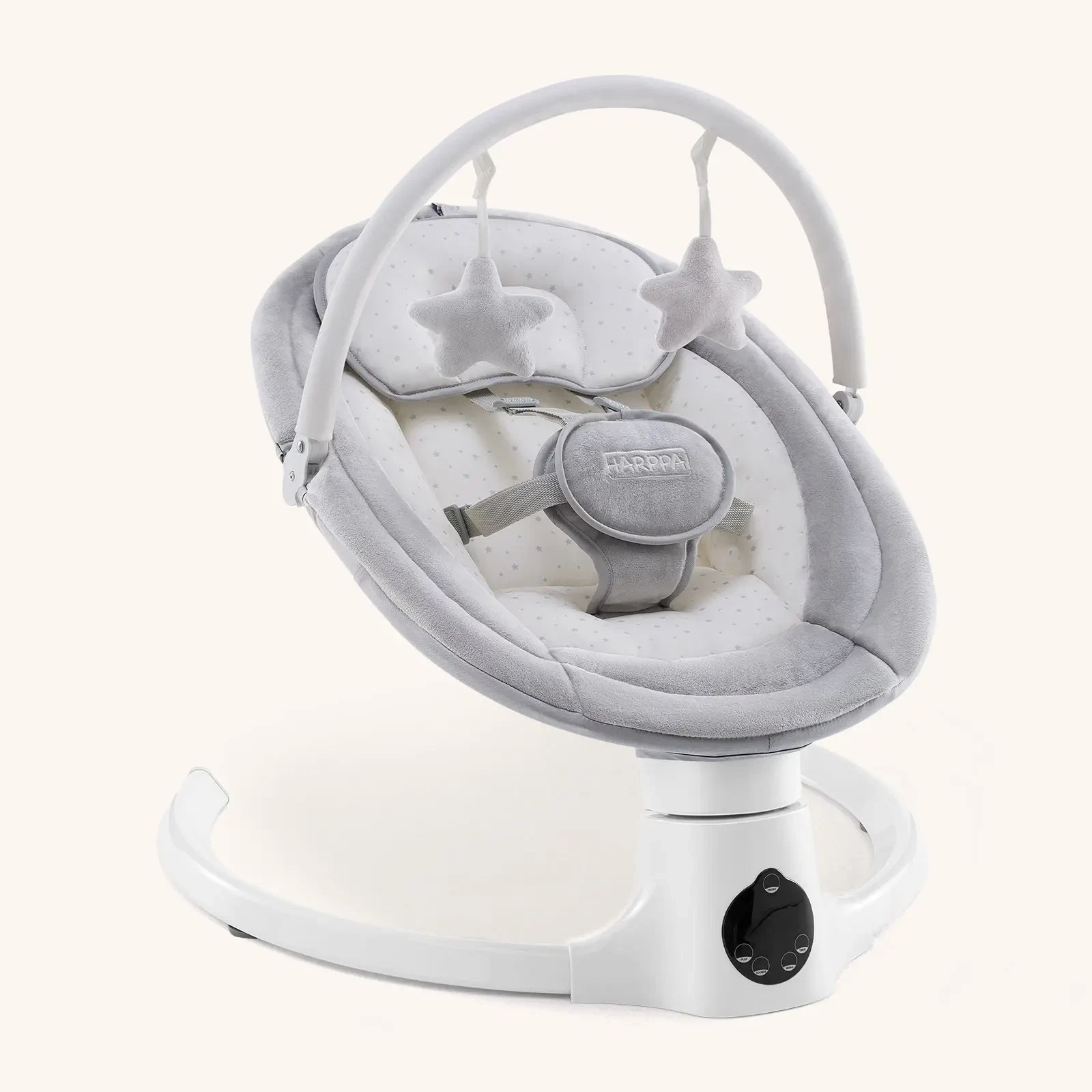 HARPPA Weddell Lite | Compact Electric Baby Swing with Music Speaker, Newborn Bo