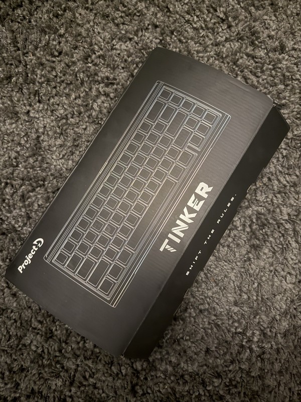 Ducky ProjectD Tinker 65 Mechanical Customisable Keyboard Cherry MX Red - Black
