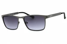 Kenneth Cole Reaction 57mm Gradient Smoke Rectangular Men Sunglasses