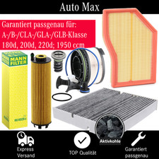 Filterset Inspektionspaket MERCEDES A B CLA W177 W247 C118 OM654 180d 200d 220d