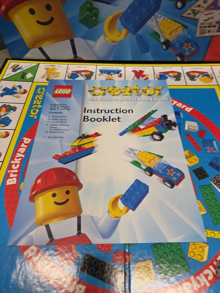 LEGO Creator The Race To Build It Juego de Mesa 1999 (Faltan Algunos Legos) Foto 3 de 4