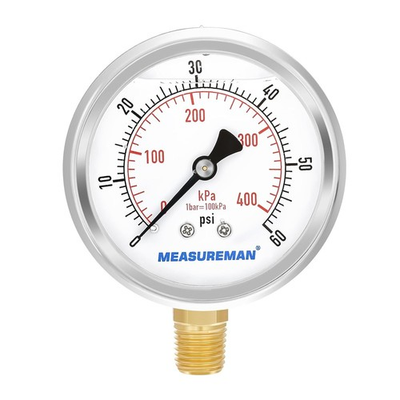 #ad #ad Professional Precision Pressure Gauge 0 60 psi with Glycerin Filled Mechanism $20.99