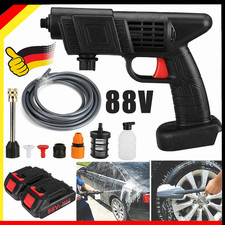 2 Akkus 1500W Akku Hochdruckreiniger Auto Mobiler Druckreiniger Spritzpistole DE