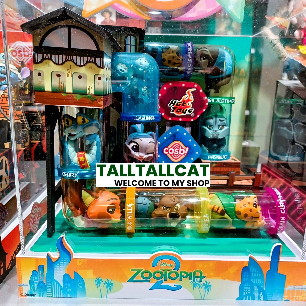 Disney x Hot Toys CBX303 ZOOTOPIA 2 Cosbi Full box ( Case of 8pcs