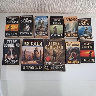 Lot Of 11 Terry Goodkind Tor Books Multi HC DJ PB Fantasy Sword Of Truth Set USA
