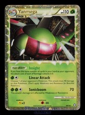 Pokemon Card Yanmega 98/102 HGSS Triumphant Holo Foil Prime Rare LP 2010