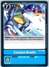 Cocytus Breath Uncommon Starter Deck 02: Cocytus Blue  ST2-16 U NM