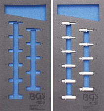 Set di chiavi a bussola 11 pezzi Inserto per carrello da officina 4-13 mm...