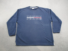 Vintage 90s Tommy Hilfiger Jeans Spell Out Crewneck Sweatshirt Mens Size XL USA