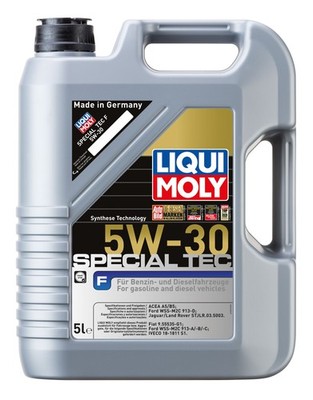 For LIQUI MOLY 2326 ENGINE OIL 5W-30 5L SPECIAL TEC F API SL, ACEA A1/B1, FORD