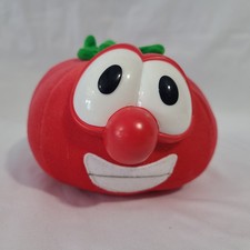 Juguete de peluche Fisher Price VeggieTales 6" Red Bob the Tomato 1999 de colección