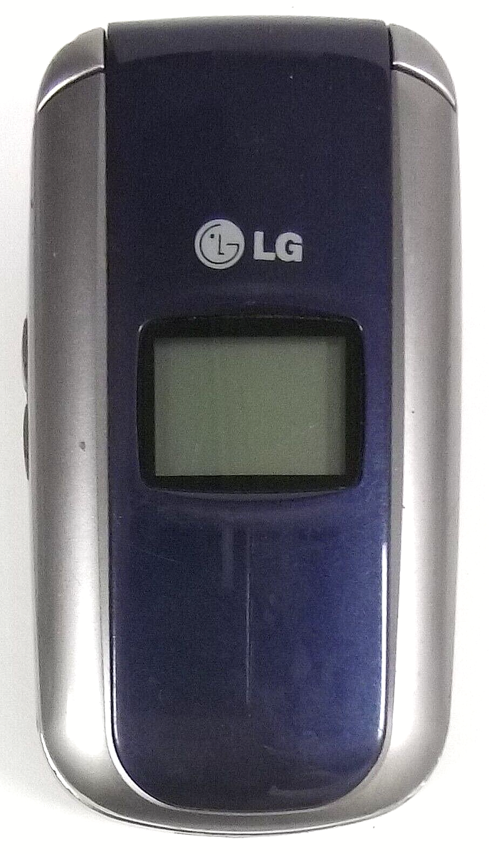 LG AX155 - Blue and Gray ( Alltel ) Rare Cellular CDMA Flip Phone