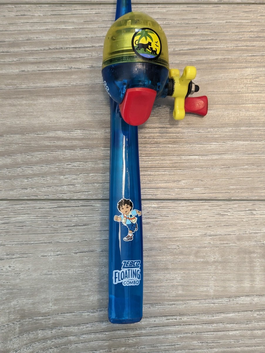 Zebco Floating Combo Dora Go Diego Go Kids Spincast Reel Fishing