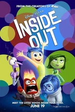 Walt Disney's Inside Out movie poster print  :  11 x 17 inches (style a)