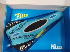 Sella Selle Italia Flite Titanium azzurro nera 1990 saddle con scatola originale