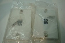 2 Ivory On Q WALL Phone PLATE JACK PHONE Outlet Cover white 36444-01