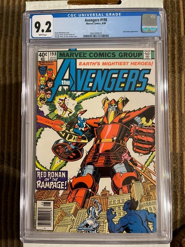 Avengers #198 - CGC 9.2 Newstand Edition - Red Ronin App .