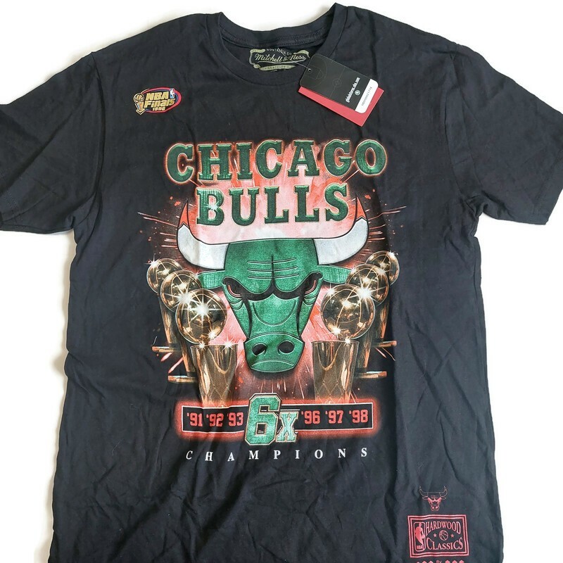 Mitchell & Ness Chicago Bulls Vintage Champ Tee Black